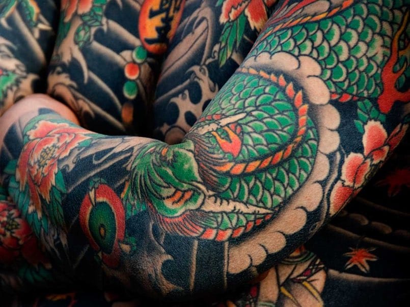 Tatuajes de estilo japones con mucha historia - Mini Tatuajes