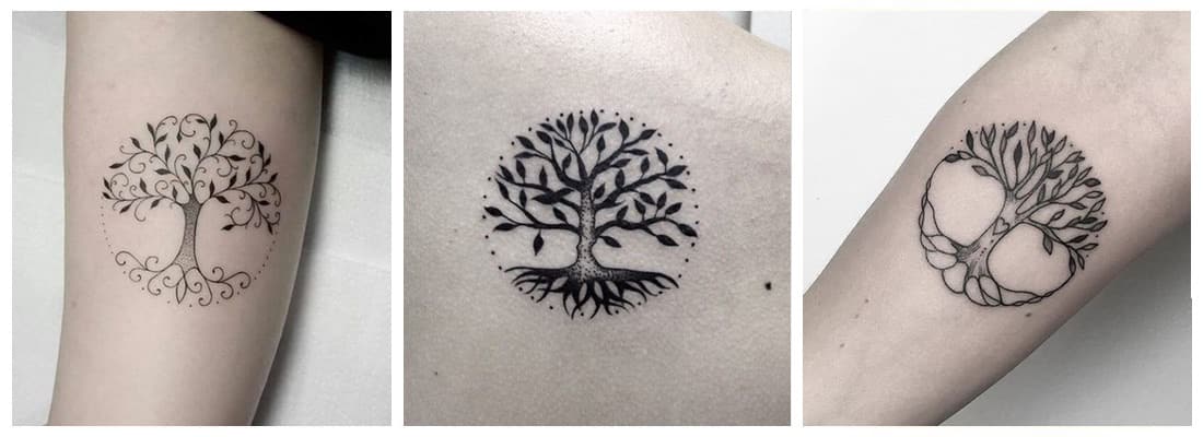 Tatuajes del Árbol de la Vida para echar raíces bajo tu piel - Mini Tatuajes