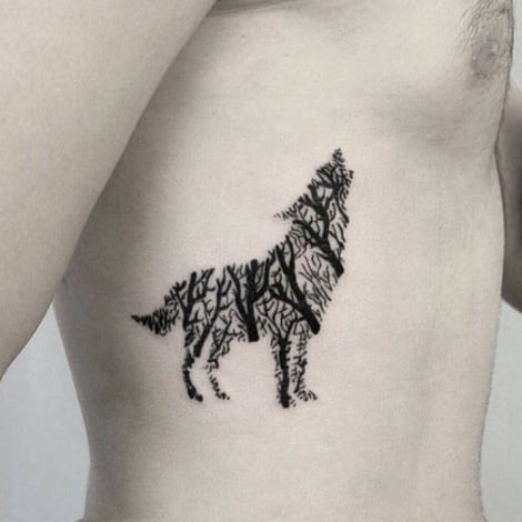 Tatuajes de Lobos: Tu animal de compañia - Mini Tatuajes