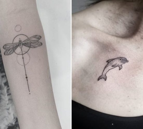 tatuajes-suerte-libelulas-delfines